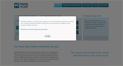 Desktop Screenshot of mobilevoip.com